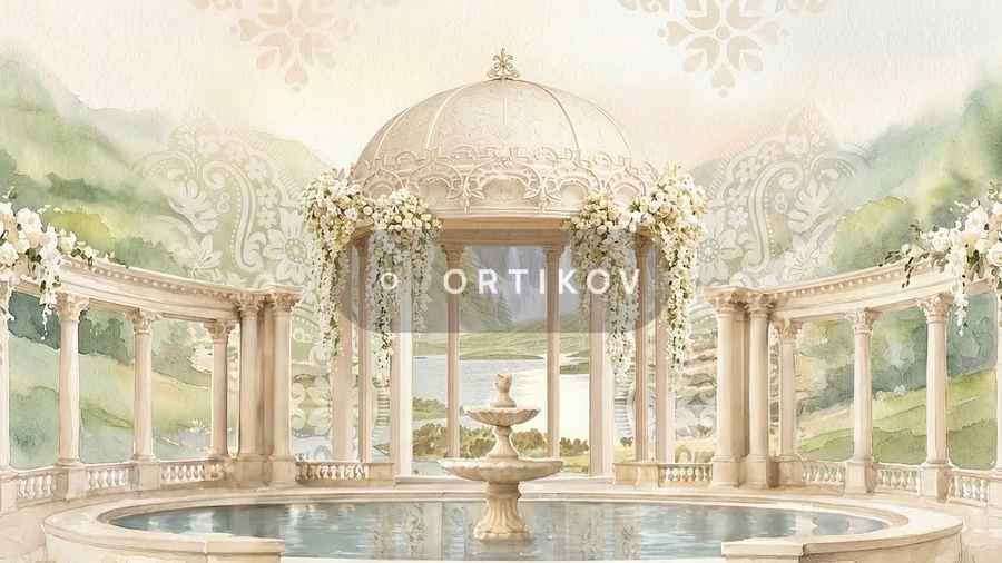 Gazebo with Fountain