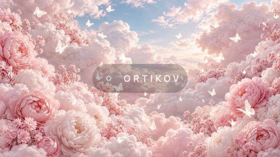 Peonies in the Clouds