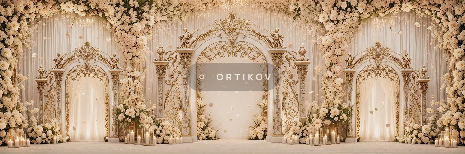 Baroque Portal in Bloom