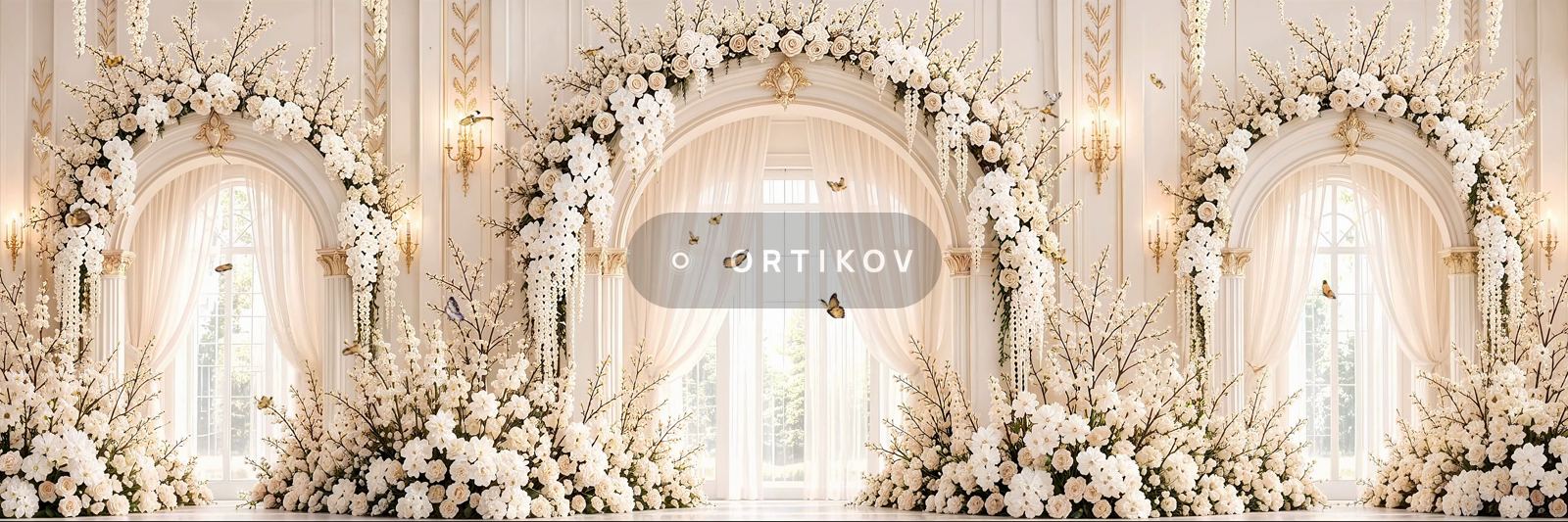 White Arches by the Windows