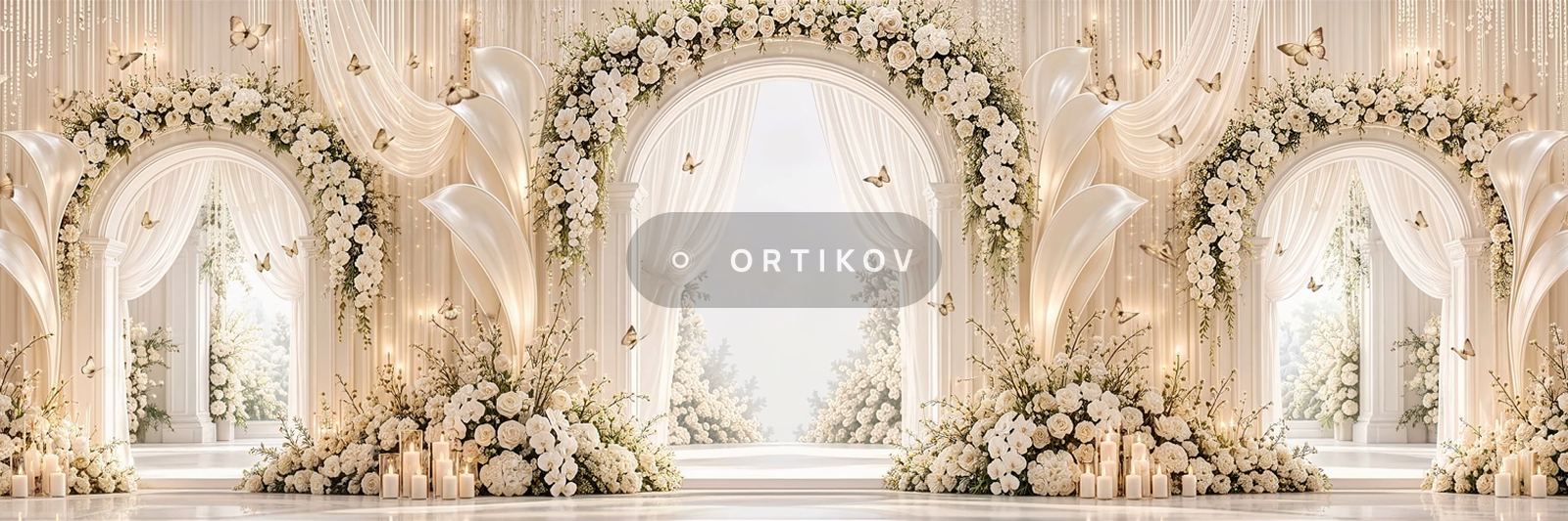 Arches with Calla Lilies