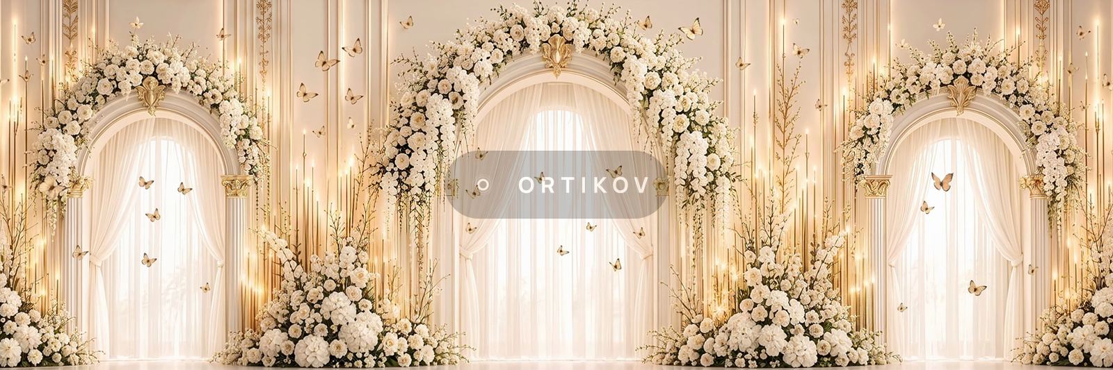 Three Arches in Candlelight