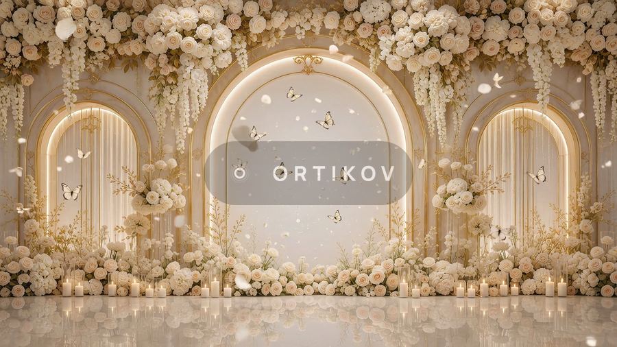 Three Floral Arches