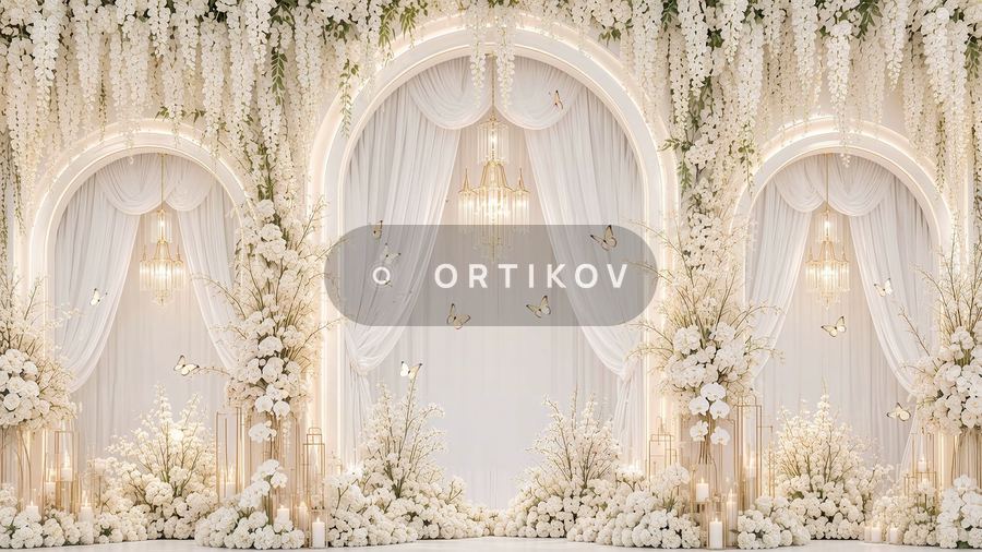 Three White Arches