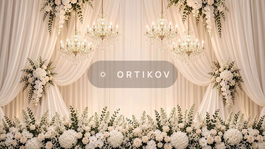White Silk and Chandeliers