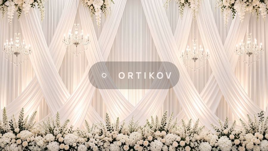 Criss-Cross White Silk