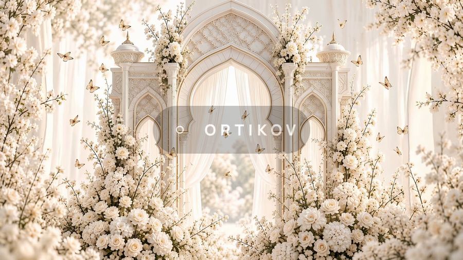 Oriental Arch in Flowers