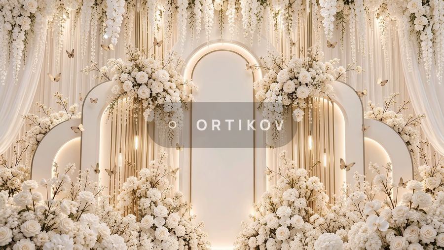 White Arches and Gold