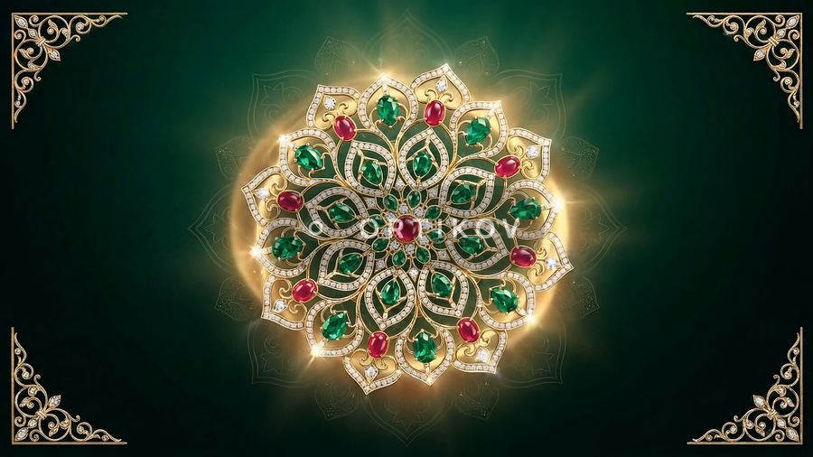 Emerald Ornament